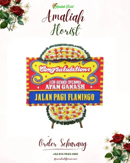 Sewa Papan Bunga Doreng